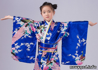 Новогодний костюм для девочки Японка