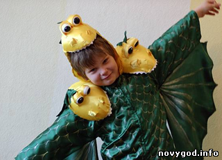 Новогодний костюм для мальчика Змей Горыныч
